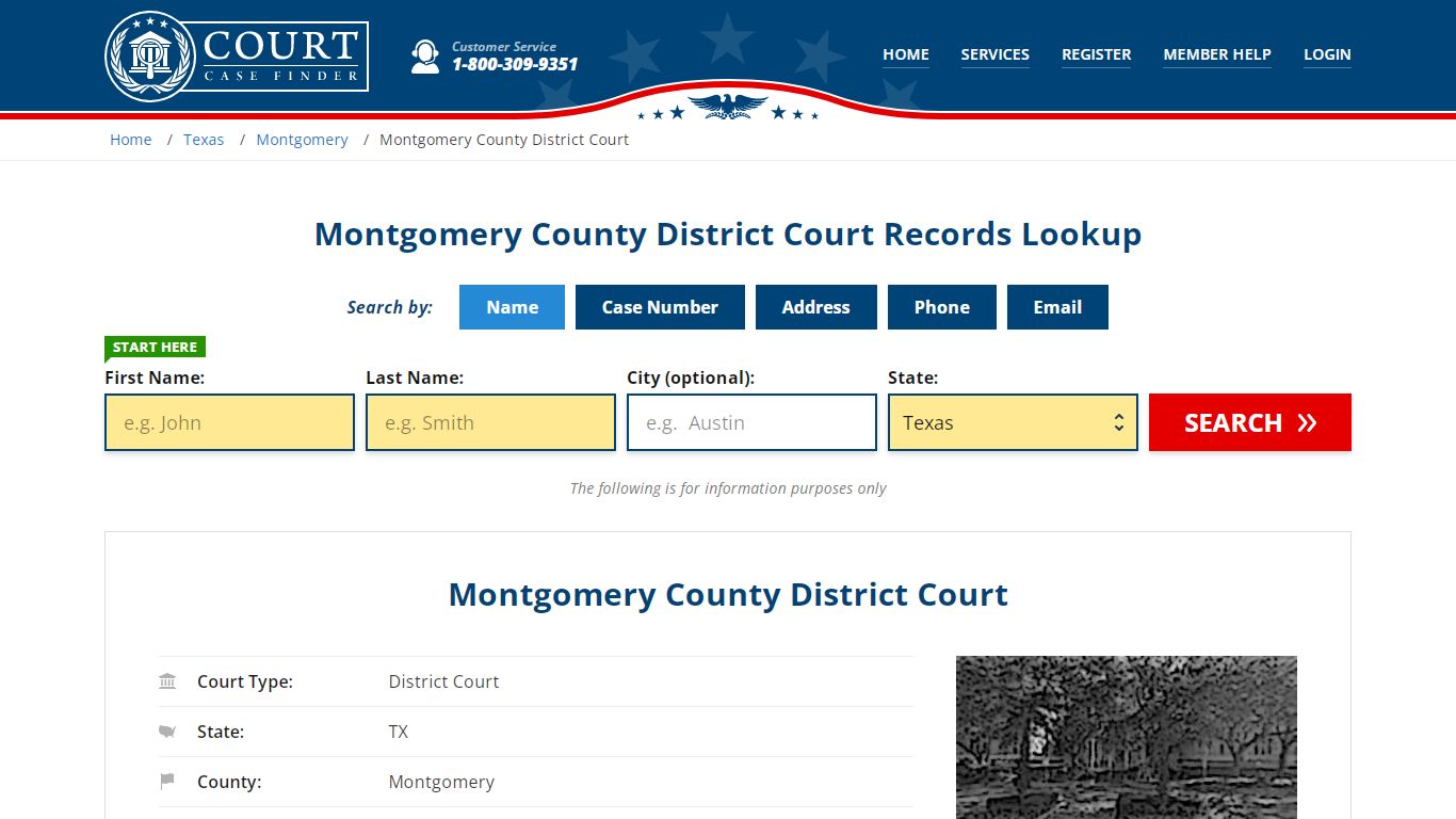Montgomery County District Court Records Lookup