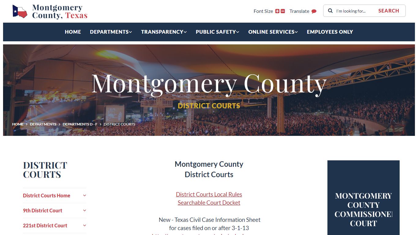Welcome to Montgomery County, Texas